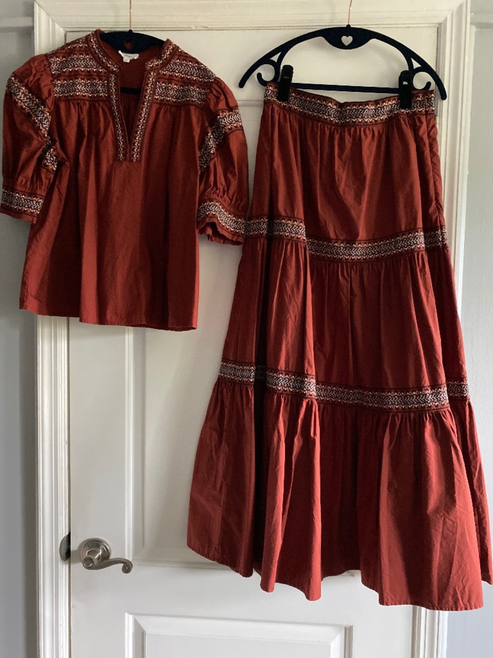 A love a skirt and top